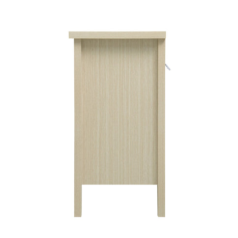 Rattan 2 Door Cabinet, Suitable For Bedroom - Natural