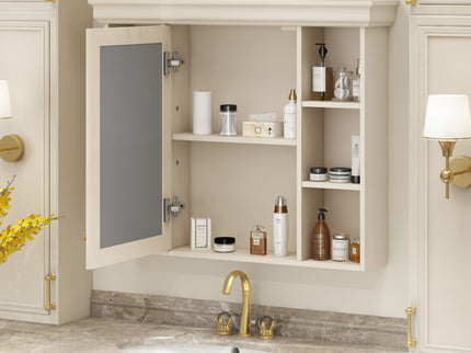 Wall Mounted Bathroom Storage Cabinet With Mirror Door