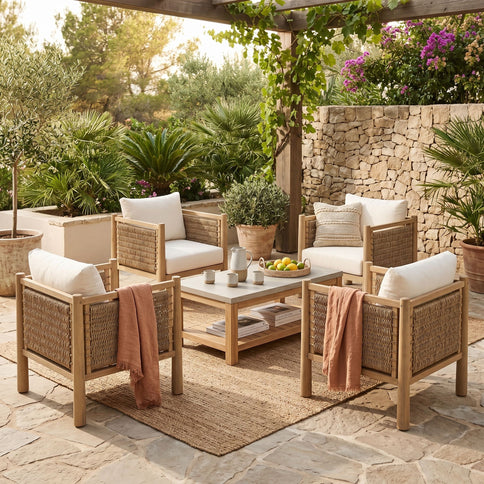 Modern Patio Chair With Armrests