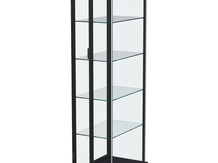 Nevra - 4 Shelf Display LED Curio Cabinet