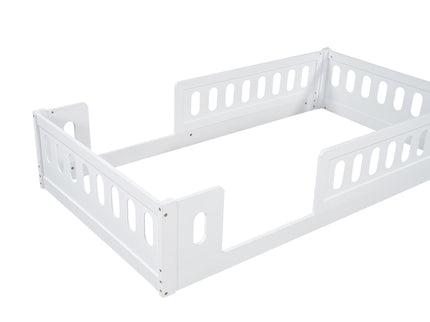 Platform Bed With Guardrail