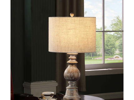 Wahlburg - Drum Shade Table Lamp - Oatmeal