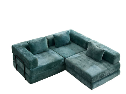 Convertible Floor Sofa Bed, Boneless Modular Sectional Sofa For Living Room