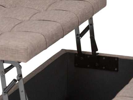 Harrison - Upholstered Coffee Table Storage Ottoman