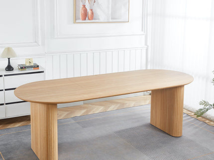 Extensible Dining Table, Suitable For 4 - 6 People - Oak