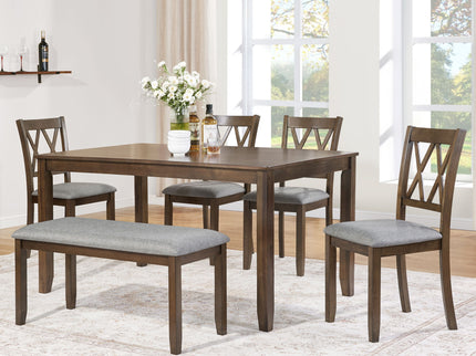 Modern Dining Set With Upholstered Chairs