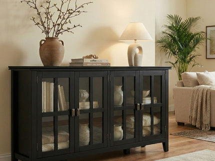 Artisan - Handcrafted Wide 4 Door Storage Cabinet