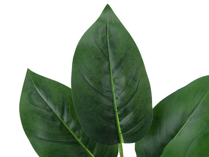 17" Tall, Artificial Plant, Aureum, Indoor, Faux, Fake, Table, Greenery, Potted, Real Touch, Decorative - Green / White