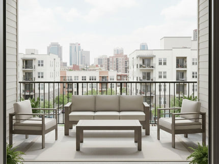 Outdoor Patio Set All-Weather & Thick Cushions