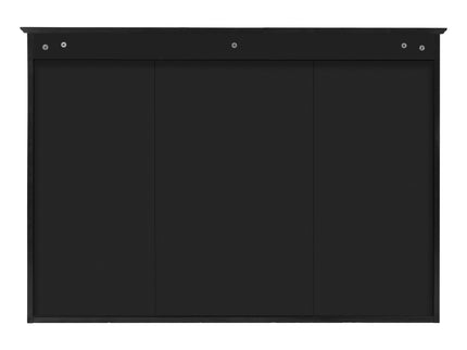 Modern Wall Mounted Mirror Medicine Cabinet With Open Shelves, Adjustable Interior, Storage Over Toilet