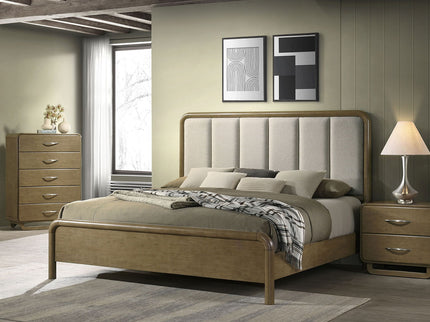 Tully - 2 Drawer Nightstand - Nutmeg Brown