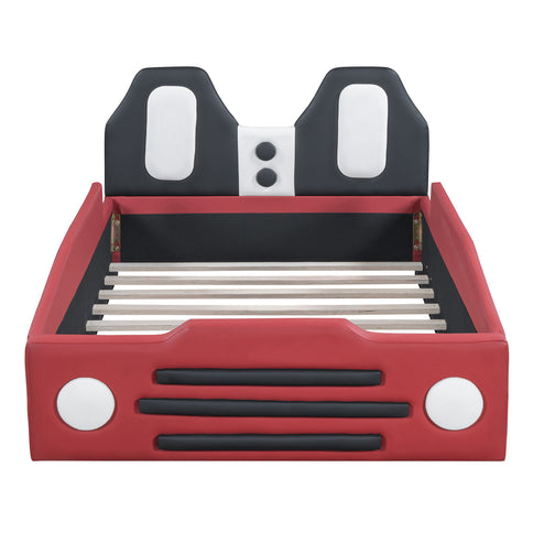 High Quality Race Car Shaped Platform Bed & Wheels
