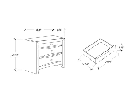 Lucille - 5 Piece Bedroom Set With Storage Drawers And Bookcase Headboard