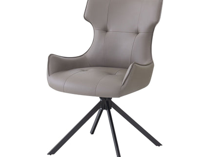 Damita - Side Chair With Swivel (Set of 2) - Camel