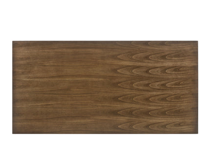 Farmhouse Style Dining Table With Wood Like Top