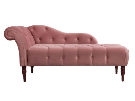 Samuel - Tufted Roll Arm Chaise Lounge