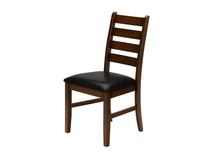Dining Chair, Dining Room, Side, Upholstered, Transitional (Set of 2) - Brown