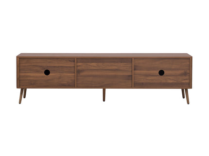 TV Stand With 2 Drawers, Media Console Table - Walnut
