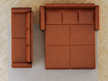 Chesterfield Sofa & Pull Out Bed