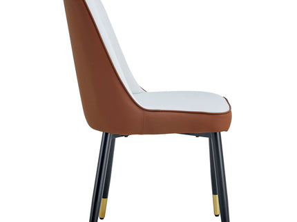 Modern Dining Chair With Metal Leg