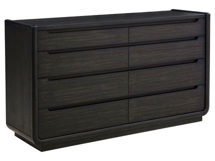 Bangor - 8 Drawer Bedroom Dresser Cabinet - Black