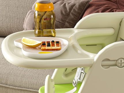 Multifunctional Growing Up Dining Chair With Adjustable Height And 5 Point Seat Belts