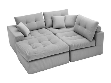 Corner Chaise L-Shaped Sectional Sofa Bed
