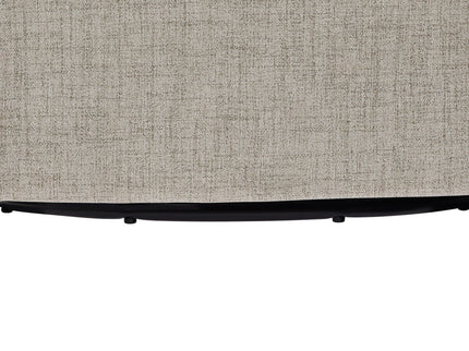 Solitude - Skirted Swivel Accent Chair With Hemp Like