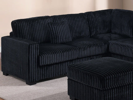 Modern Sectional Set With Cocktail Ottoman