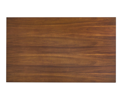 Industrial Style Indoor Dining Table With Metal Legs - Walnut / Black