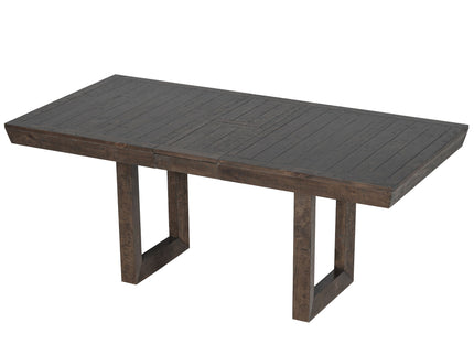 Topmax - 7 Piece Traditional Extendable Dining Table Set With Butterfly Leaf And 6 Upholstered Dining Table Set