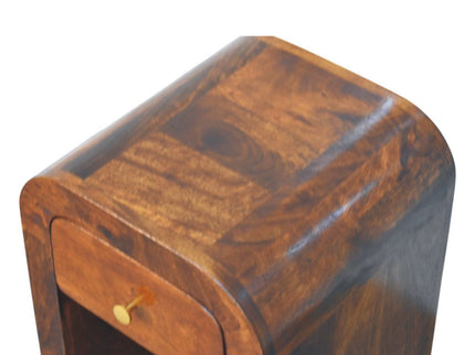 Mini Darcy - Nightstand With Curved Edges