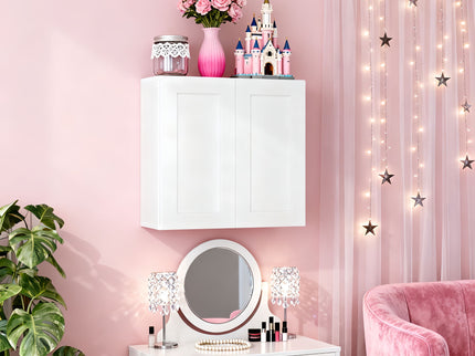 Shaker Wall Cabinet With Soft-Close Doors, Adjustable Shelves