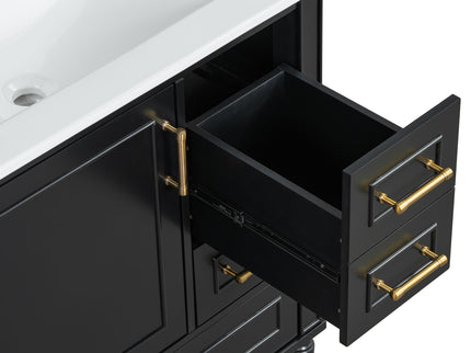 Traditional Bathroom Vanity Set With Soft Close Doors