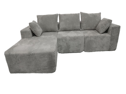 Corner Combination Sofa Sectional Couch With Soft Fabric
