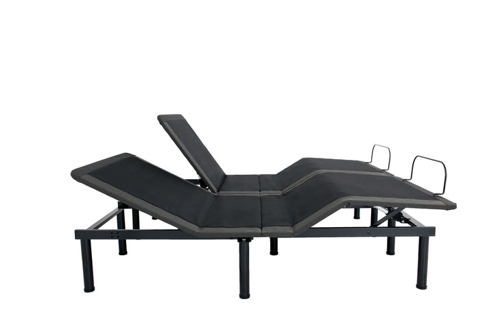 Refresh - 12" King Size Flex Head Latex Foam Hybrid Mattress And Adjustable Base Bundle - Blue