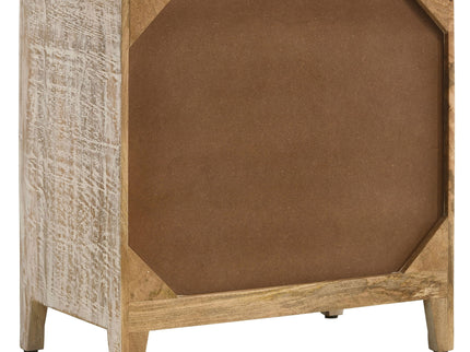 Kenzie - 3 Drawer Mandala Cabinet - White