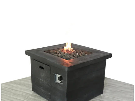 Fibre Reinforced Propane / Natural Gas Fire Pit Table - Charcoal
