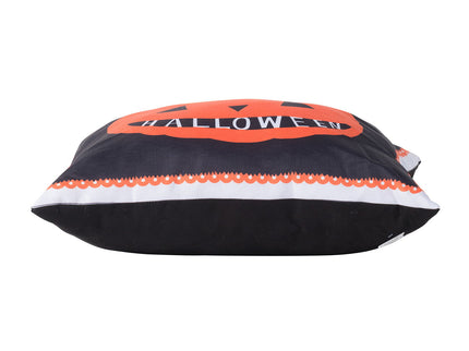 Halloween Pumpkin Pillow - Black / Orange