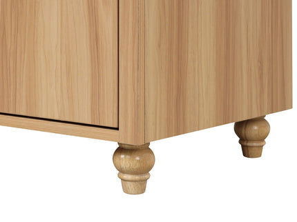 30" Bathroom Vanity With Sink, Cabinet With Doors And Drawer, Rectangular Shape - Natural