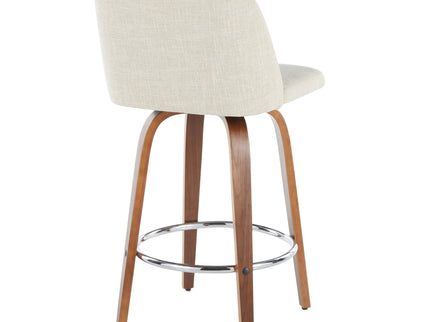 Toriano - Mid-Century Modern Counter Stool (Set of 2)