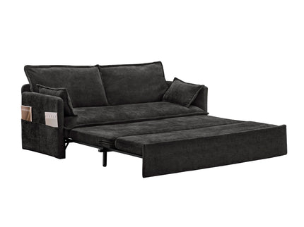 Pull Out Sofa Bed, Convertible Sleeper Sofa Couch, Side Storage, And USB / C - Type Charging Ports Chair