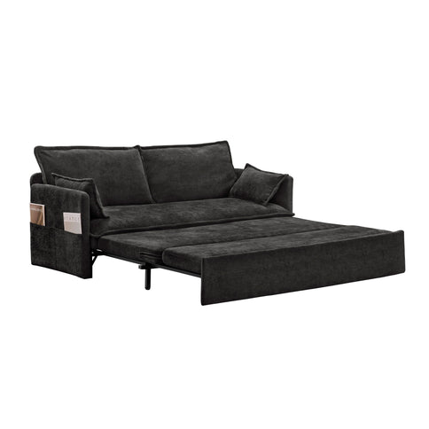 Pull Out Sofa Bed, Convertible Sleeper Sofa Couch, Side Storage, And USB / C - Type Charging Ports Chair