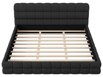 Upholstered Platform Bed With Headboard