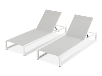 Chaise Lounge With 5 Reclining Positions, Outdoor Patio Lounge Chairs
