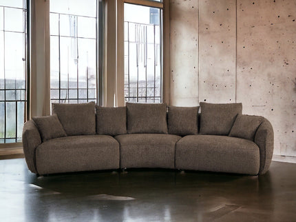 Bash - Anthology Boucle Sofa With Pillows - Brown