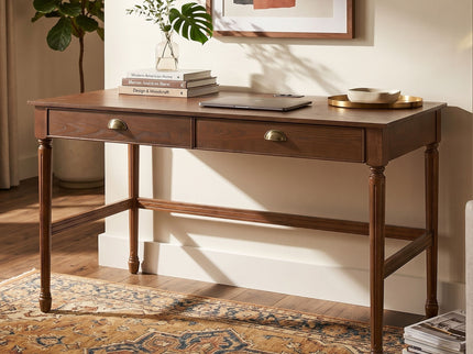 Modern Writing Desk With Drawers For Home Office