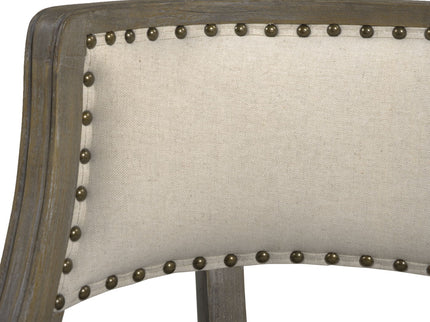 Paris - Farmhouse Counter Height Bar Stool With Backrest