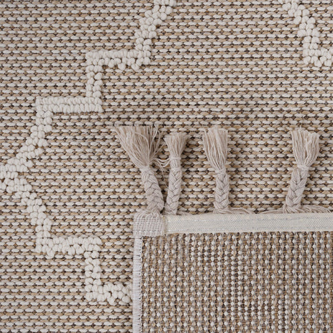 Guros - 4' X 6' Trellis Indoor / Outdoor Area Rug - Ivory
