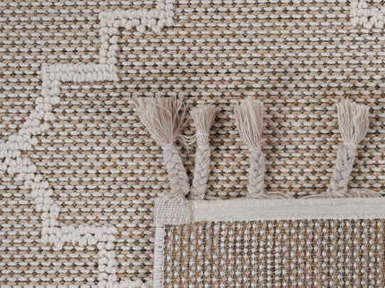 Guros - 4' X 6' Trellis Indoor / Outdoor Area Rug - Ivory